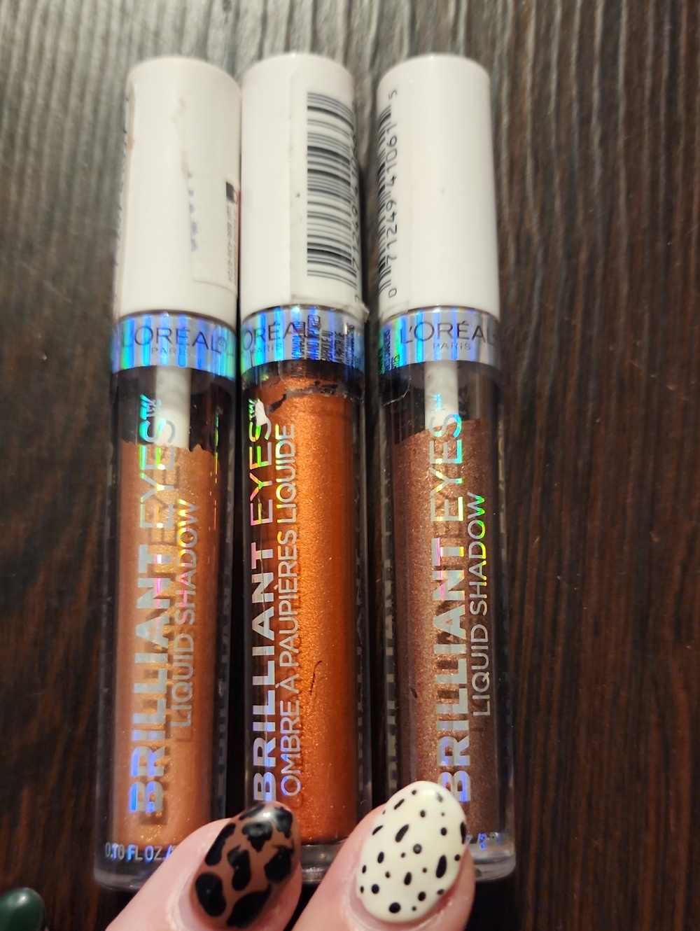 L'Oreal Brillant Eyes Liquid Shadow - Copper & Bronze Duo